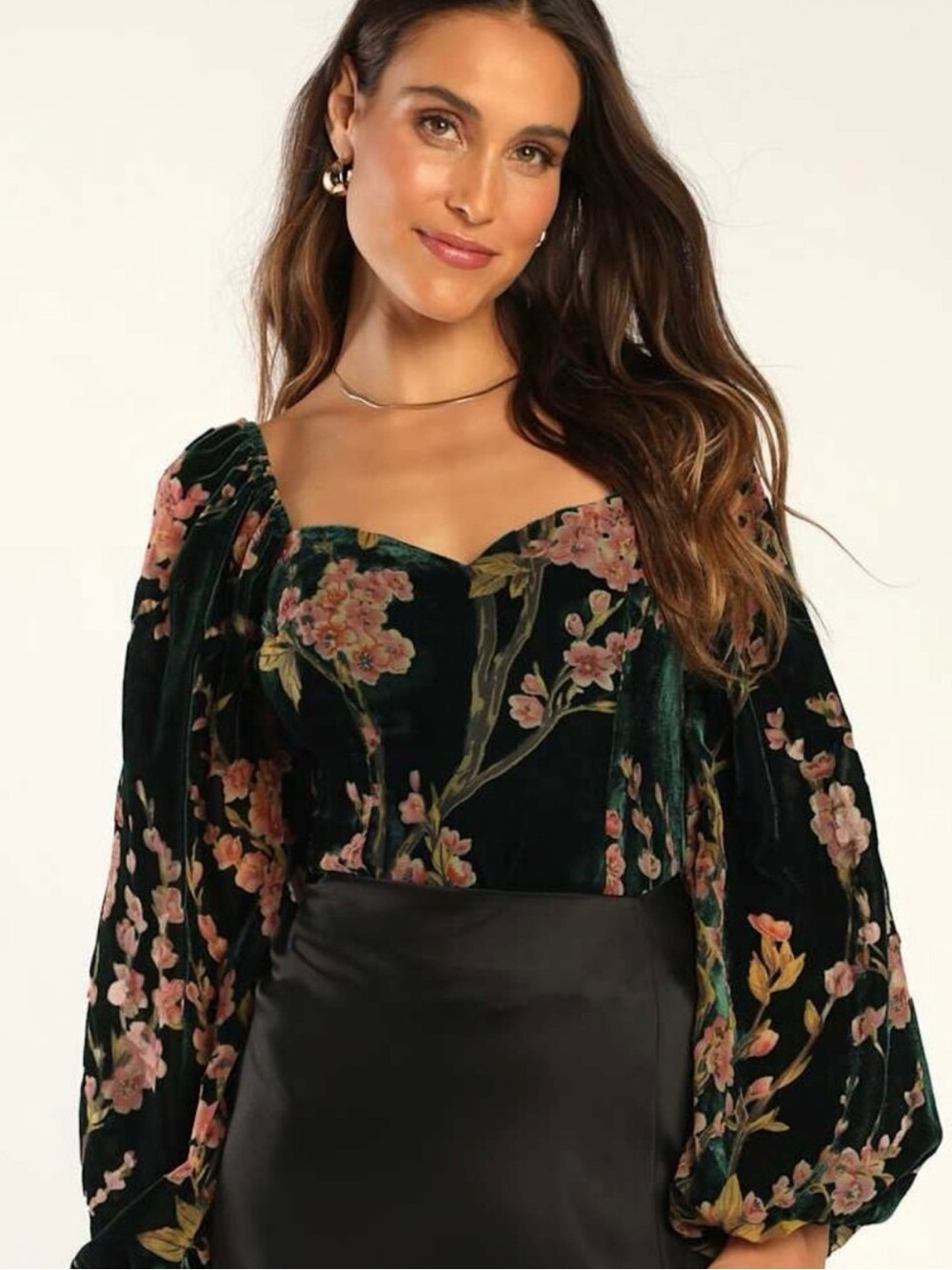 NWOT Lulus Floral Bodysuit
